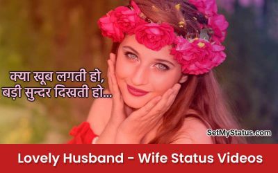 Most Beautiful Husband-Wife Status Videos for Love Romance Image