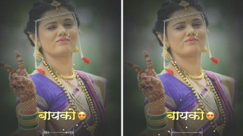 Cute Girl Love Romantic Marathi Song