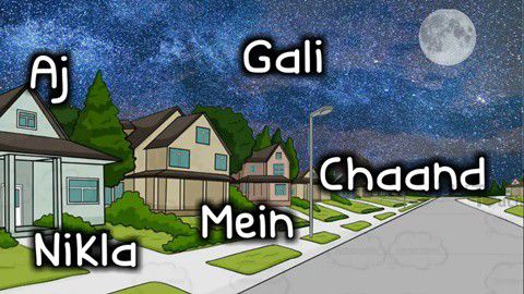 gali mein aaj chand nikla full song dailymotion