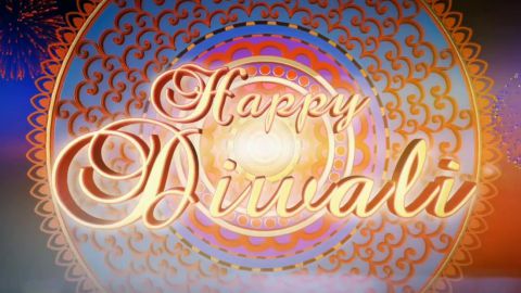 Happy Diwali 3d Design Animated Diwali Greetings Motion Graphics